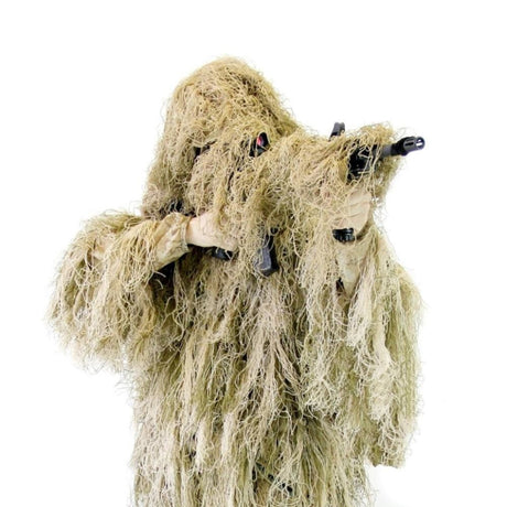 Arcturus Warrior Ghillie Suit in Field Grass laid out with all 4 pieces