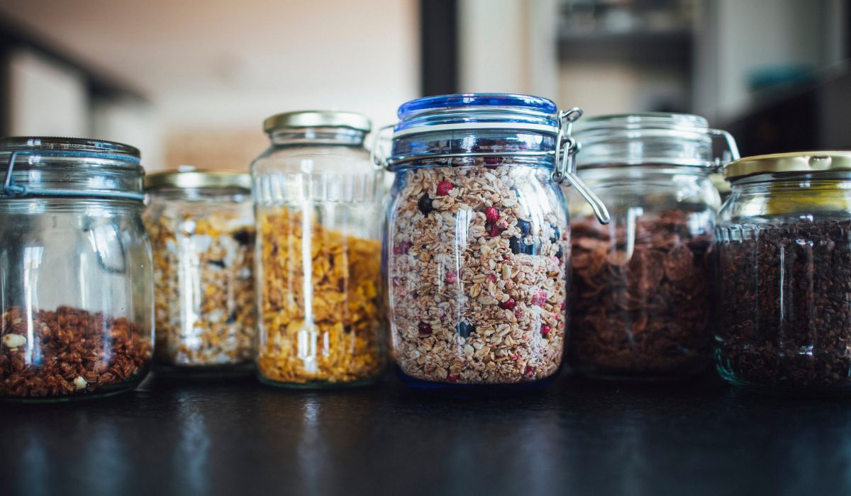 Food Storage containers filled with Food