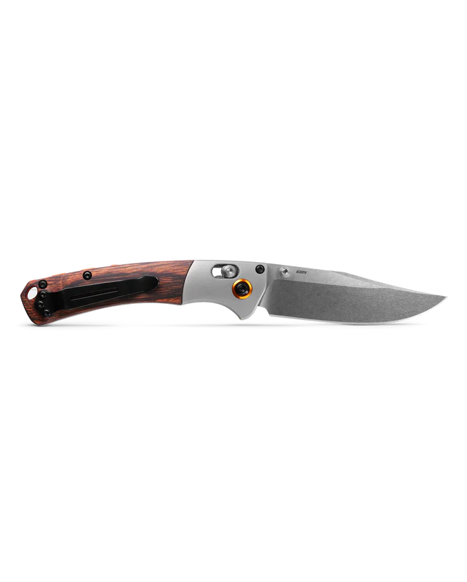 Benchmade Mini Crooked River | Stabilized Wood (15085-2)