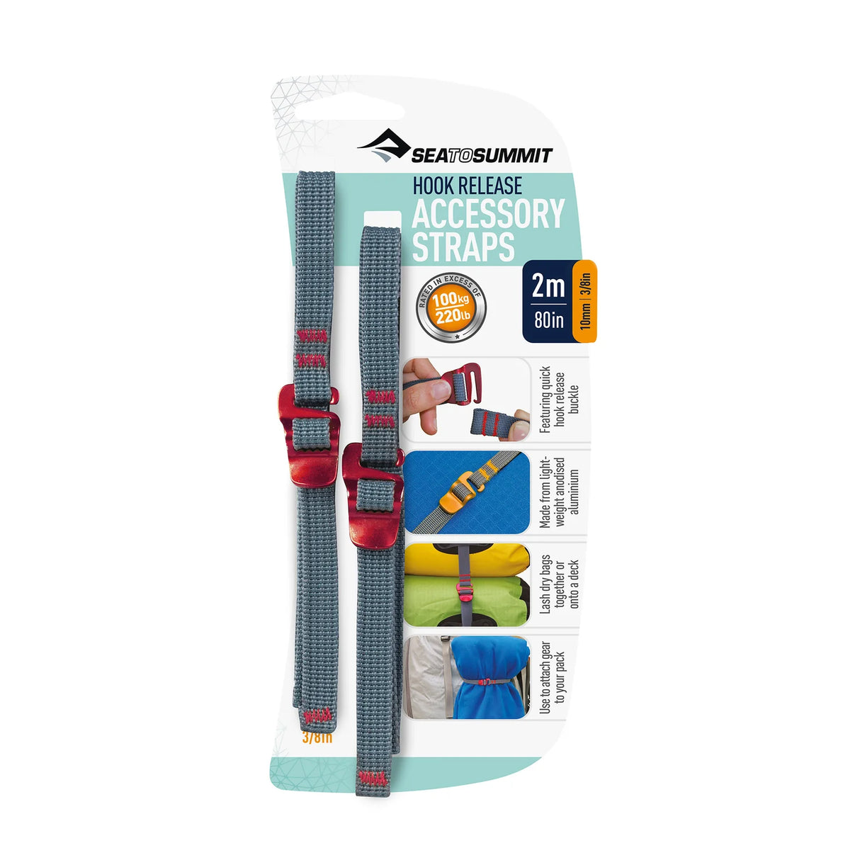 Sea To Summit Accessory Straps with Hook Release