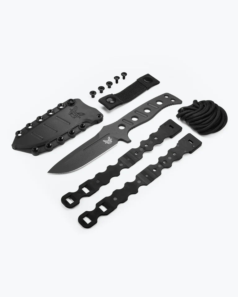 Benchmade Adamas® | Black Paracord Handle | Fixed Blade (375BK-1)