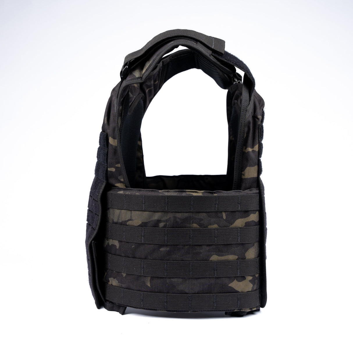 side view of Premier Core Mission Plate Carrier with Level IIIA Cummerbund Armor