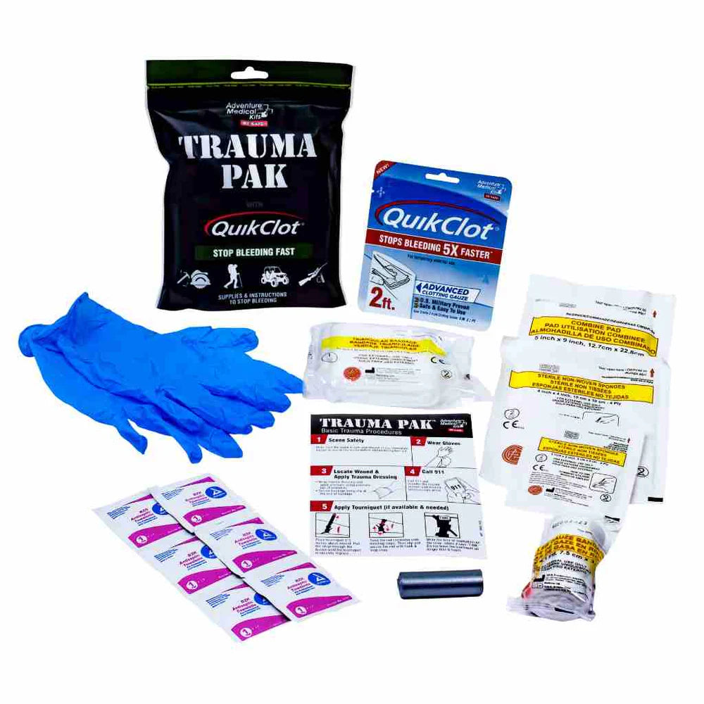 Adventure Medical Kits | Trauma Pak First Aid Kit with QuickClot