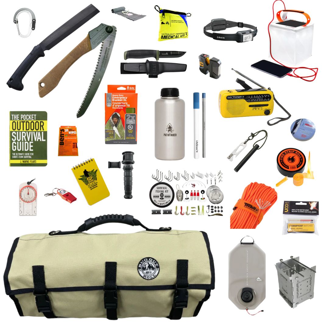Fully Loaded Bug Out Roll – Emergency Survival Kit (CP Edition)