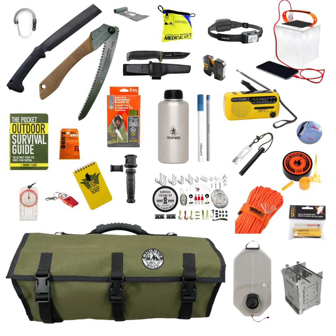 Fully Loaded Bug Out Roll – Emergency Survival Kit (CP Edition)