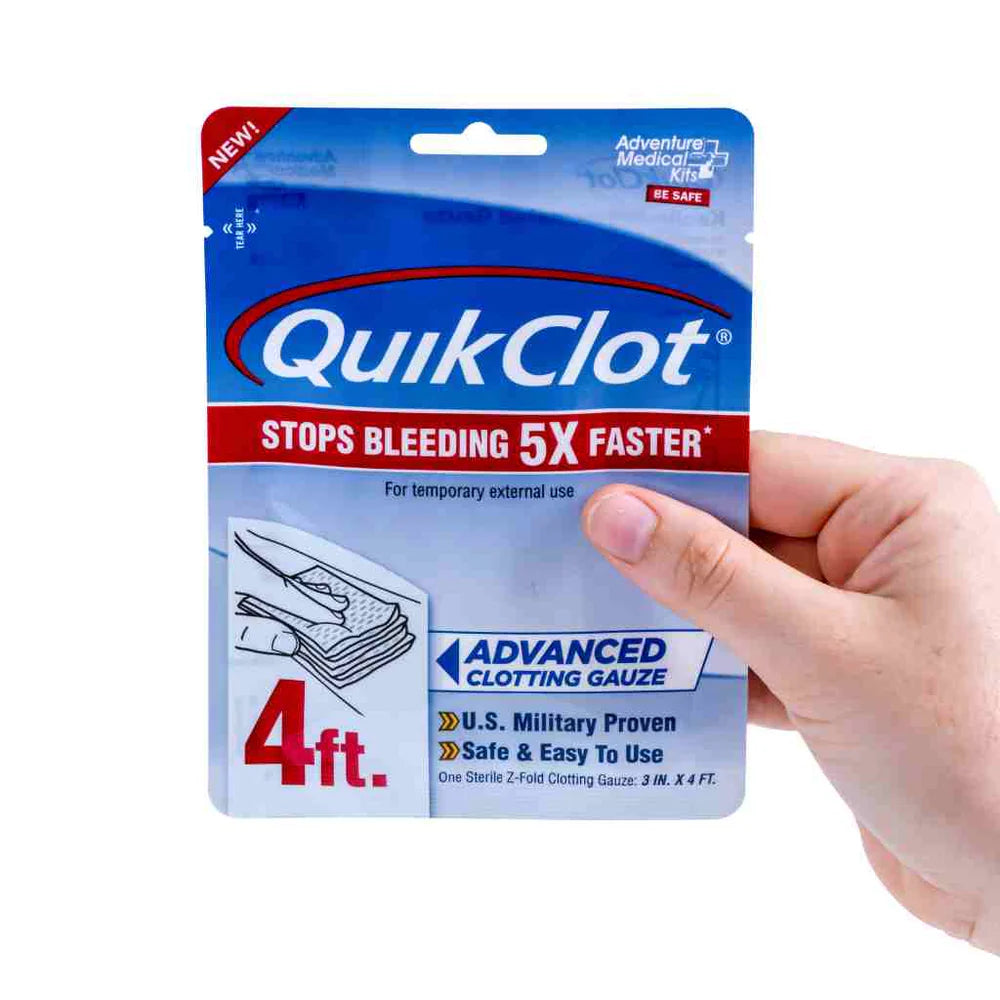 QuikClot Advanced Clotting Gauze 3" x 4'