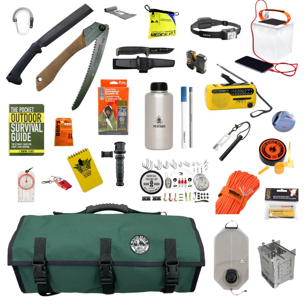 Fully Loaded Bug Out Roll – Emergency Survival Kit (CP Edition)