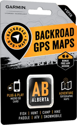 Alberta Backroad GPS Map (8GB SD Card) | Garmin Compatible Navigation