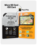 Alberta Backroad GPS Map (8GB SD Card) | Garmin Compatible Navigation