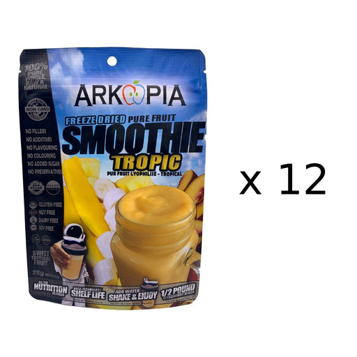 [12 PACKS] Arkopia Freeze Dried Smoothies- 8 oz | 25 Year Shelf Life