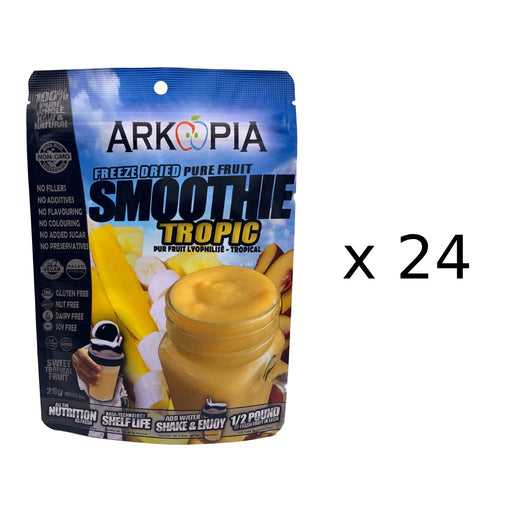 [24 PACKS] Arkopia Freeze Dried Smoothies- 8 oz | 25 Year Shelf Life