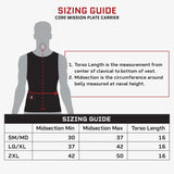 Premier body armor sizing guide