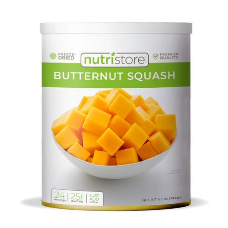 Nutristore Freeze Dried Butternut Squash #10 Can