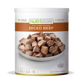 Nutristore Freeze Dried Diced Beef #10 Can