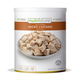 Nutristore Freeze Dried Diced Chicken #10 Can