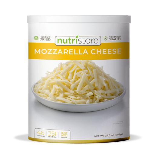 Nutristore Freeze Dried Mozzarella Cheese #10 Can