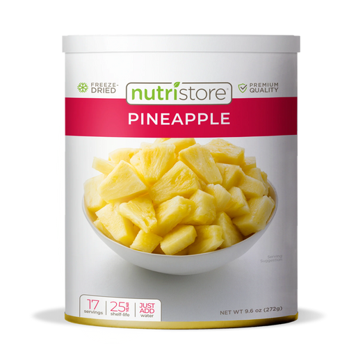 Nutristore Freeze Dried Pineapple #10 Can 