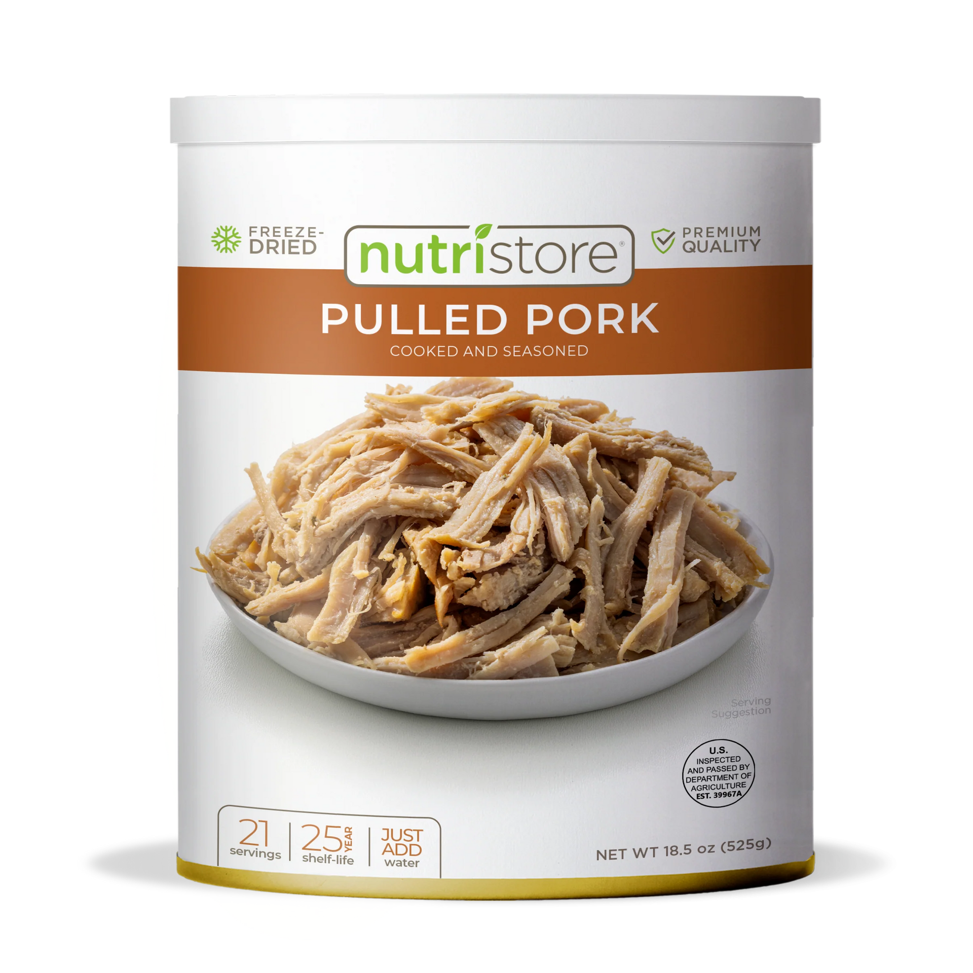 Nutristore Freeze Dried Pulled Pork (#10 Can)