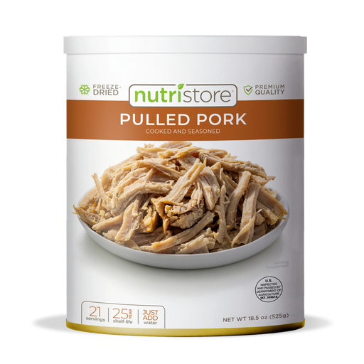 Nutristore Freeze Dried Pulled Pork #10 Can