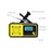 Kaito KA368 Digital Solar Crank AM FM NOAA Weather Radio with Flashlight Yellow