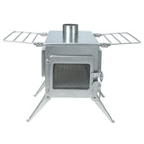  front of Winnerwell Nomad Double View Plus External Air Stove