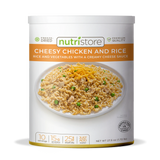 Nutristore Freeze Dried Cheesy Chicken and Rice Can