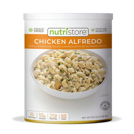 Nutristore Freeze Dried Chicken Alfredo Can