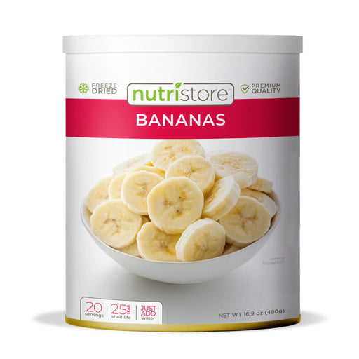 Nutristore Freeze Dried Bananas #10 Can