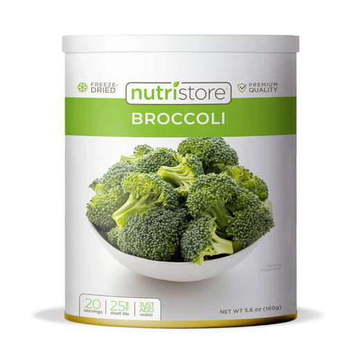 Nutristore Freeze Dried Broccoli #10 Can