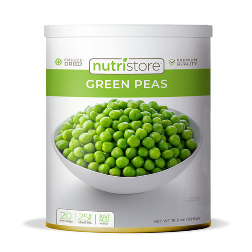 Nutristore Freeze Dried Green Peas #10 Can
