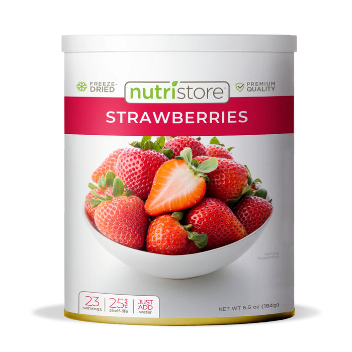 Nutristore Freeze Dried Strawberries #10 Can