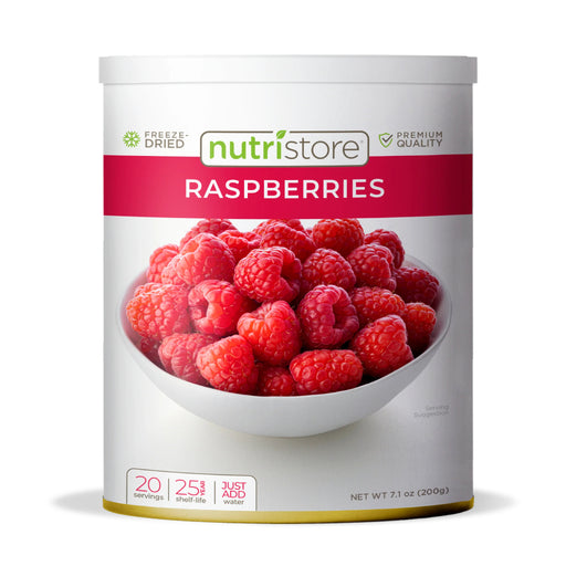 Nutristore Freeze Dried Raspberries #10 Can
