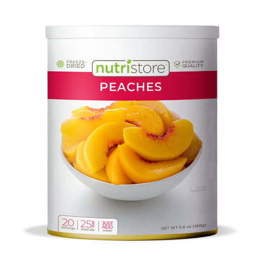 Nutristore Freeze Dried Peaches #10 Can