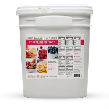 Nutristore Freeze Dried Fruit Variety Bucket