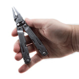 SOG PowerAccess multi-tool showing outward-opening tools