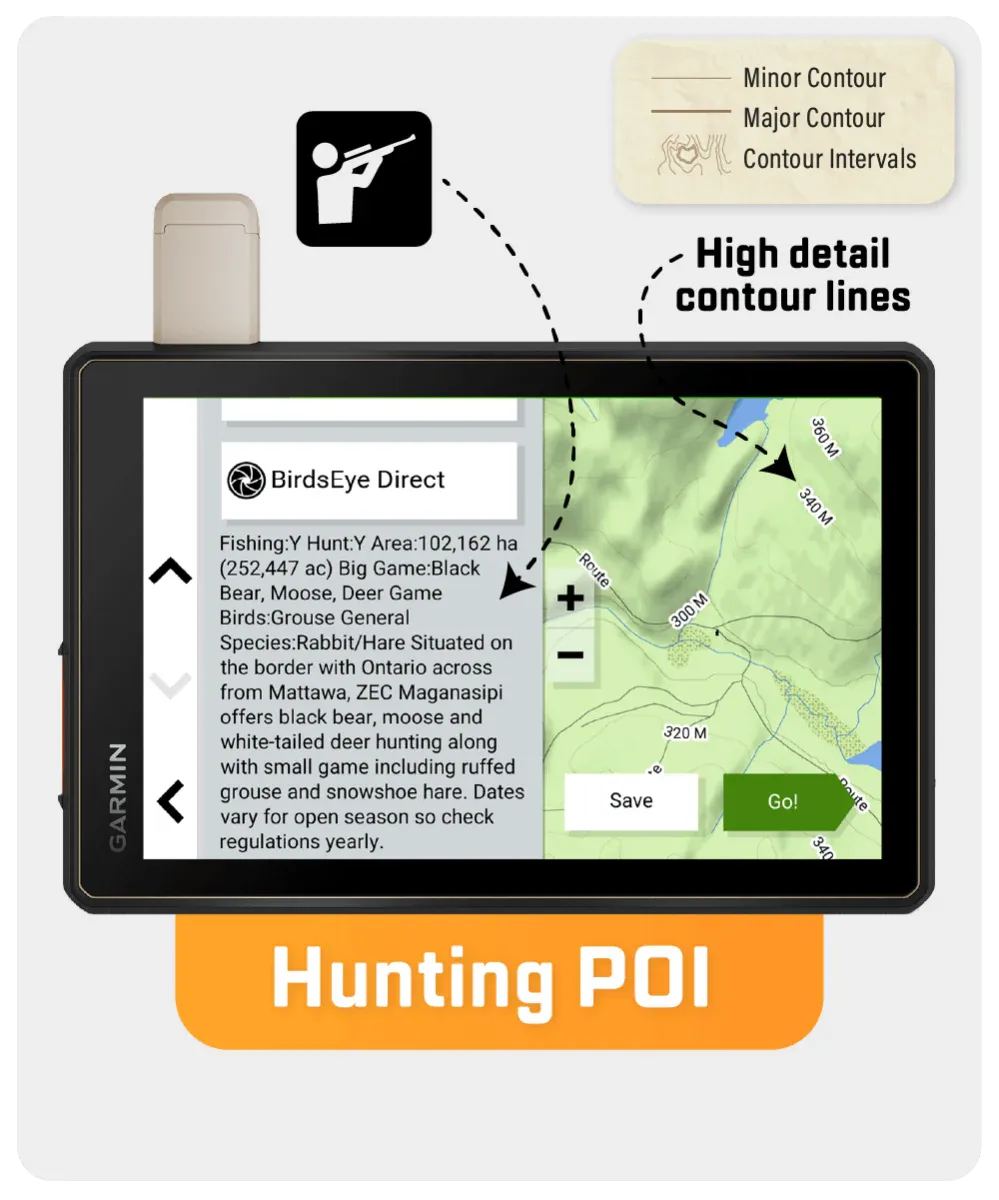 Quebec Backroad GPS Map (8GB SD Card) | Garmin Compatible Navigation