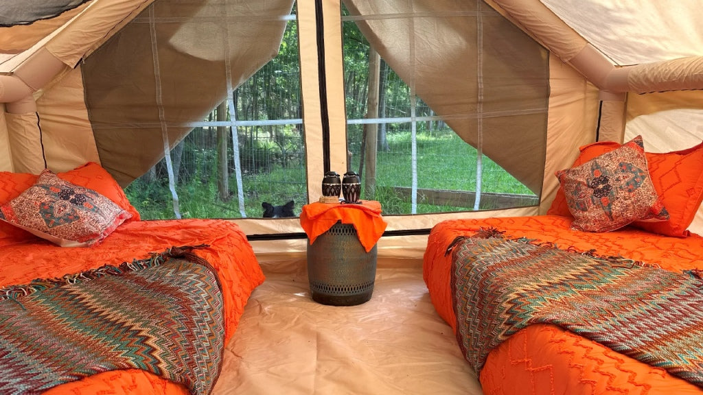 Russian Bear MEDIUM "Panda Air" Premium Inflatable Tent | 1-4 Person