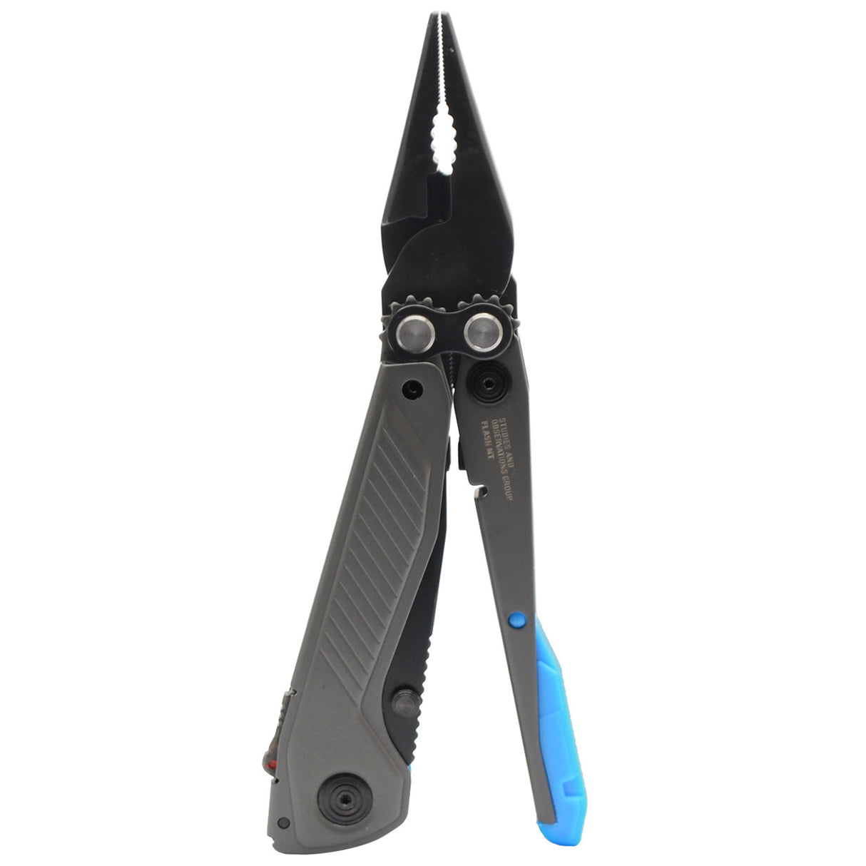 SOG Flash MT Multi-Tool | Urban Gray + Cyan (29-55-02-41)