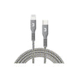 Gray Zendure SuperCord USB-C to Lightning Cable Heads