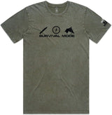 Men's Survival Mode T-Shirt | Stone Wash