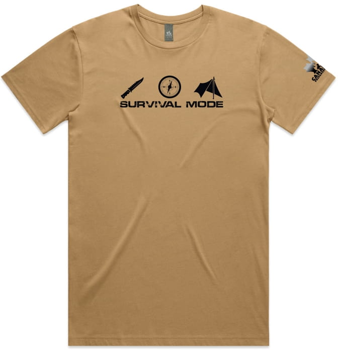 Men's Survival Mode T-Shirt | Canadian Preparedness