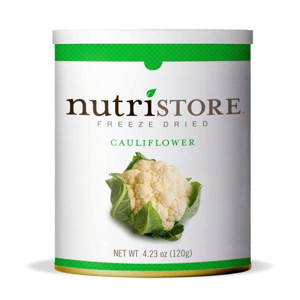 Nutristore Freeze Dried Cauliflower Can 