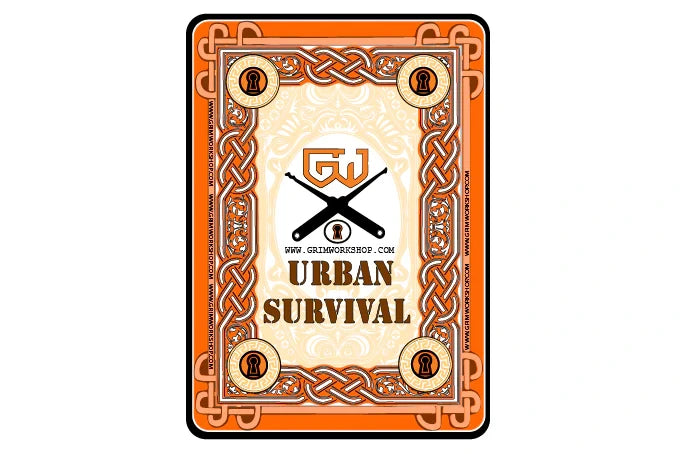 Water-resistant Grim Survival playing cards