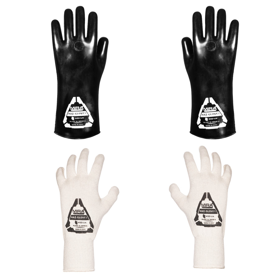 MIRA Safety HAZ-GLOVES® - Butyl Gloves for CBRN Protection