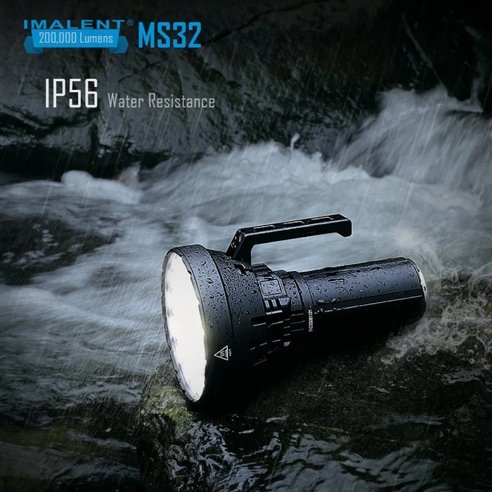 WORLDS BRIGHTEST Imalent MS32 Flashlight | 200,000 Lumen | Cooling Fan | Li-ion