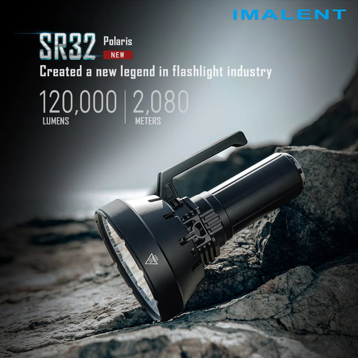 Imalent SR32 120,000 Lumens Flashlight | 2080 Meters