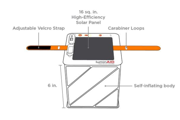 luminAID PackLite Titan 2-in-1 Solar Power Lantern