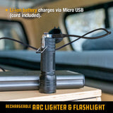 UCO Rechargeable Arc Lighter & LED Flashlight