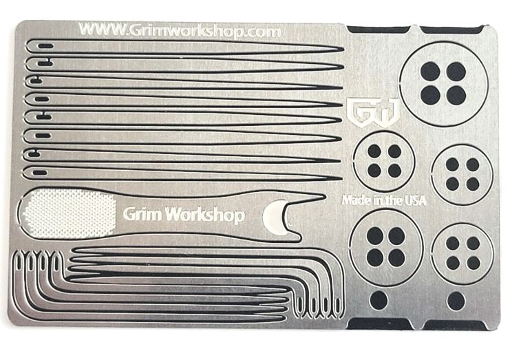 Grim Workshop Survival Sewing Card