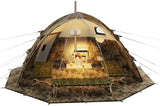 Russian Bear "UP-5" Woodstove Tent with DOOR |  3-8 person